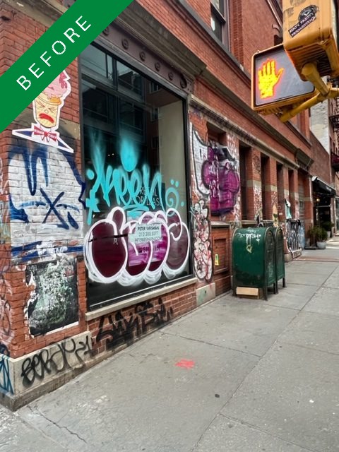 Graffiti Removal before 7