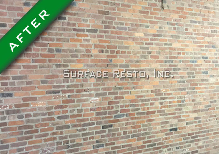 paint removal from brick after 11 Surface Resto